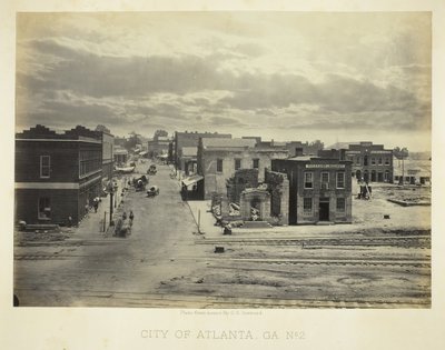 亚特兰大市，GA，第2号，1866年。 作者 乔治·N·巴纳德
