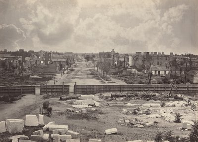 从国会大厦看哥伦比亚，1865-1866。 作者 乔治·N·巴纳德