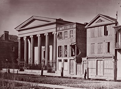 希伯尼安厅，查尔斯顿，约1864年。 作者 乔治·N·巴纳德