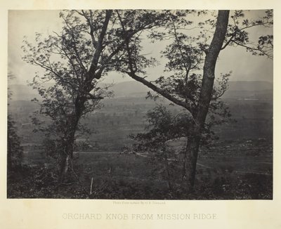 从Mission Ridge看Orchard Knob, 186466. 作者 乔治·N·巴纳德