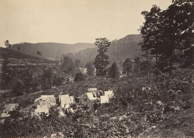 浣熊山脉的山口，怀特塞德第2号，1860年代。 作者 乔治·N·巴纳德