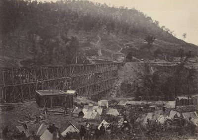 拉库恩山脉的山口，怀特塞德第1号，1860年代。 作者 乔治·N·巴纳德