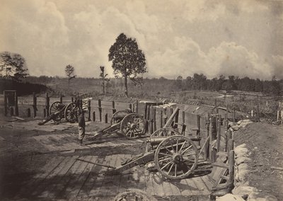 乔治亚州亚特兰大前的叛军工程，第2号，1860年代。 作者 乔治·N·巴纳德