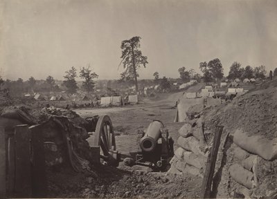 乔治亚州亚特兰大前的叛军工程，第3号，1860年代。 作者 乔治·N·巴纳德