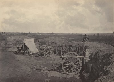 乔治亚州亚特兰大前的叛军工程，第4号，1860年代。 作者 乔治·N·巴纳德