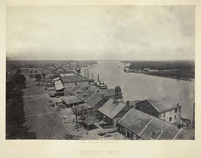萨凡纳，乔治亚州，第1号，1866年。 作者 乔治·N·巴纳德
