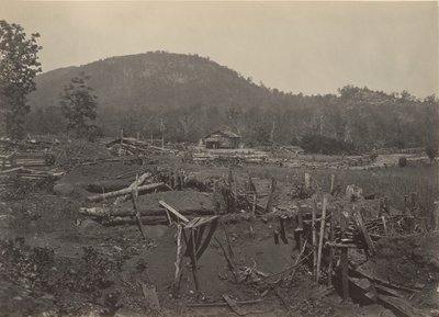 佐治亚州凯尼索山的前线，19世纪60年代。 作者 乔治·N·巴纳德