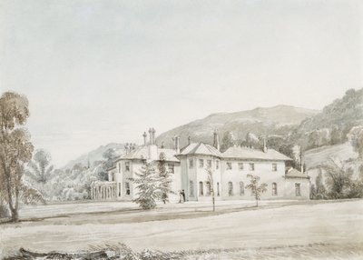 莱奥拉（纸上水彩和铅笔） 作者 George Orleans Delamotte