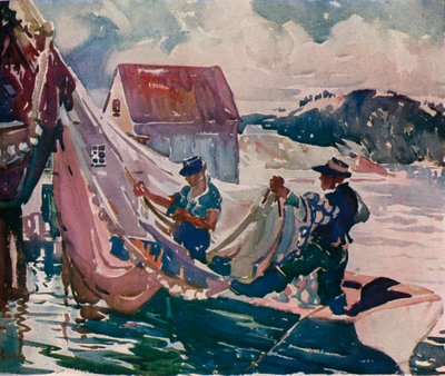 绕线网，c1930 作者 乔治·皮尔斯·恩尼斯