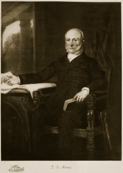 John Quincy Adams，美利坚合众国第六任总统，酒吧。 1901年（照相凹版）（另见102587） 作者 乔治·彼得·亚历山大·希利