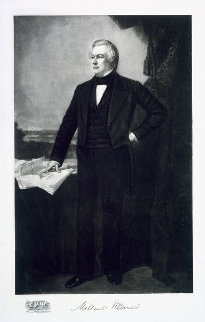 Millard Fillmore，美利坚合众国第13任总统，酒吧。 1901年（照相凹版） 作者 乔治·彼得·亚历山大·希利