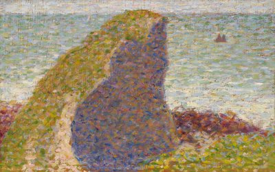 Le Bec du Hoc, Grandcamp研究, 1885年 作者 乔治·皮埃尔·修拉