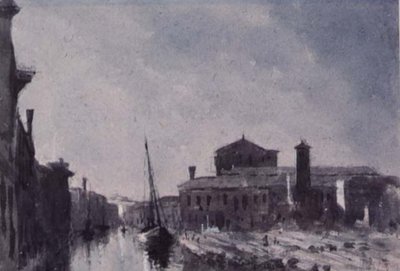 Sacca Della Misericordia，威尼斯 作者 乔治·普赖斯