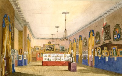 在牛津老市政厅举办的展览，1854年 作者 乔治·派恩