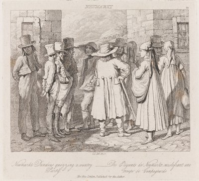 Dandies，Neumarket，c.1821（蚀刻） 作者 乔治·罗伯特·刘易斯