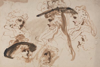 女士头像研究（女士头像研究） 作者 乔治·罗姆尼