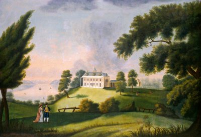 弗农山庄，1806年。 作者 乔治·罗普斯