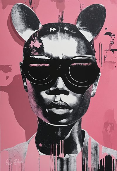 盲目的野心，2024 年（丙烯酸画布） 作者 George Rosaly