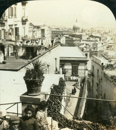 来自意大利那不勒斯的山丘，建于1909年。 作者 乔治·罗斯