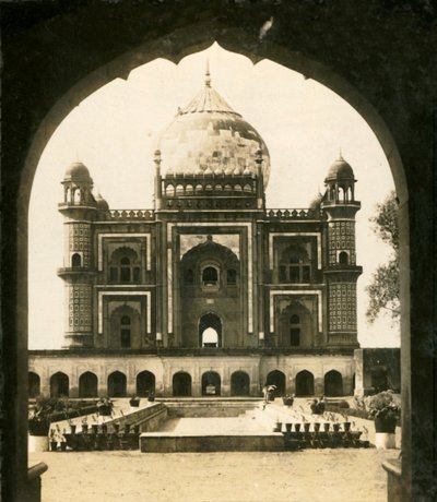 萨夫达容墓（Safdarjungs Tomb），印度德里，建于1909年。 作者 乔治·罗斯