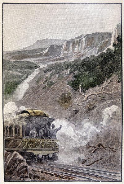 它和儒勒·凡尔纳 (Jules Verne) 的《怪人的遗嘱》(The Statement of an Eccentric) 中的怀俄明国家公园（第 285 页）一样美丽 作者 乔治·鲁克斯