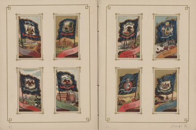 万国和美利坚合众国的旗帜 - 第31和32页，第1887页 作者 George S. and Sons Harris