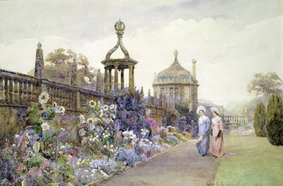 Montacute，向日葵，1886年 作者 乔治·塞缪尔·埃尔古德