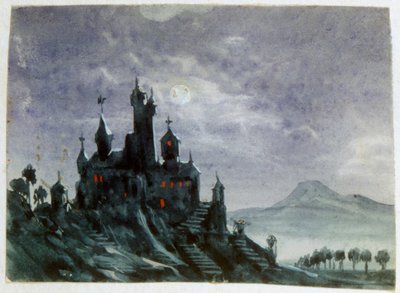 月光下的幻想城堡I，1820-1876年 作者 乔治·桑德