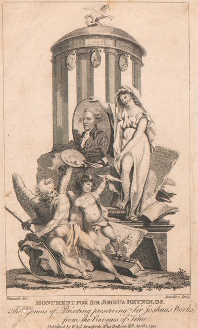 约书亚-雷诺兹爵士纪念碑 作者 乔治·桑德斯