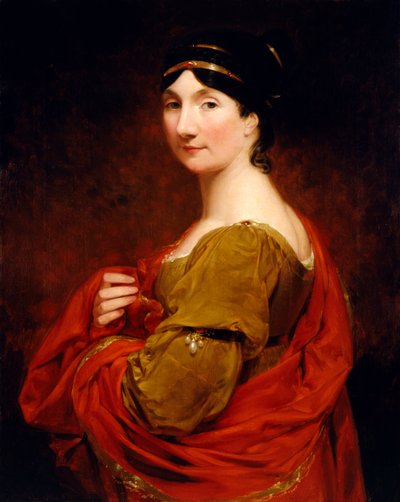 曼斯菲尔德伯爵夫人弗雷德里卡的画像，19世纪末或20世纪初 作者 乔治·桑德斯