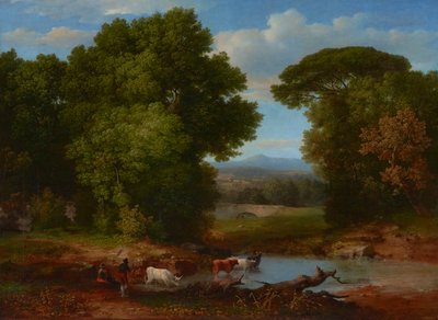 罗马引水渠一角 1852 年（布面油画） 作者 乔治·斯尼尔因内斯