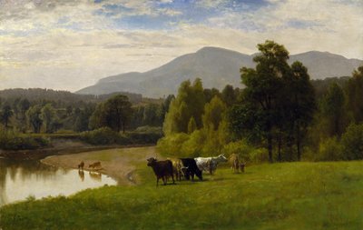 Pasture Lands，1867（纸上油纸） 作者 乔治·斯尼尔因内斯