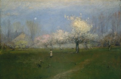 Spring Blossoms，Montclair，New Jersey，c.1891 作者 乔治·斯尼尔因内斯