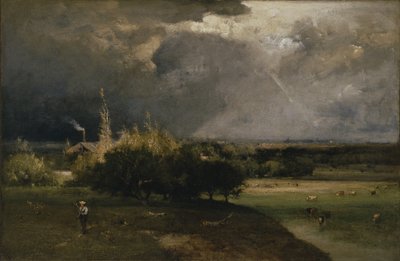 即将到来的风暴，c.1879 作者 乔治·斯尼尔因内斯