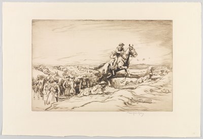 1917年12月1日，Epehy的第二枪骑兵。 作者 乔治·索珀