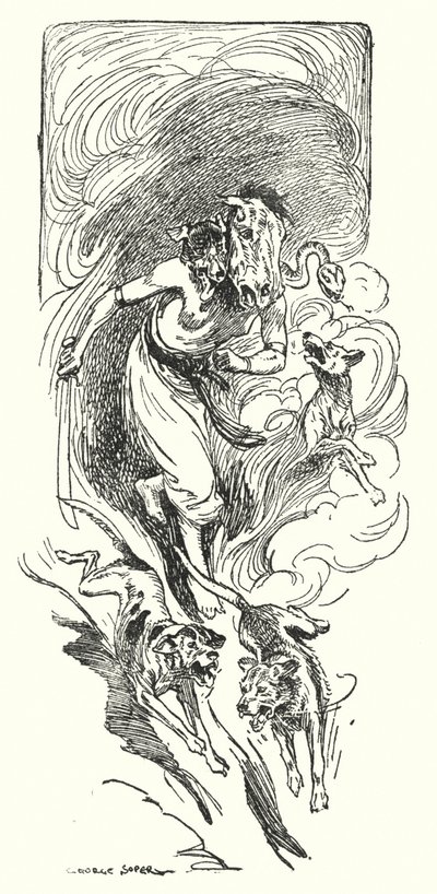 Jason and the Argonauts: "Brimo the wild witch huntress" (litho) 作者 乔治·索珀