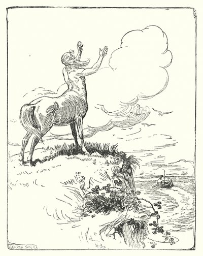 Jason and the Argonauts: "Then he went up to a cliff and prayed for them" (litho) 作者 乔治·索珀