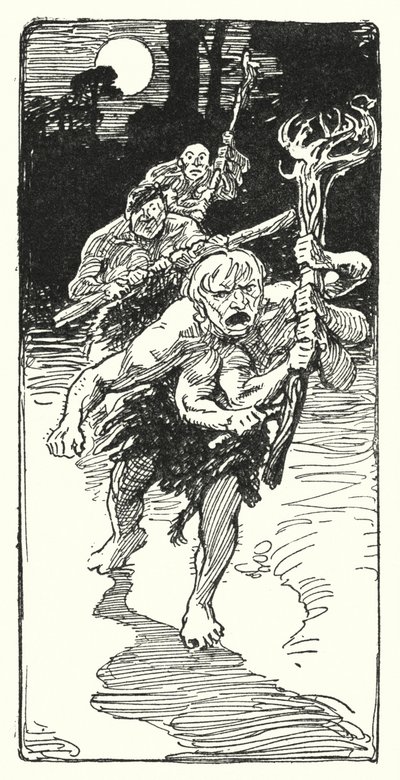 Jason and the Argonauts: "While they lay sleeping, came down on them terrible men" (litho) 作者 乔治·索珀