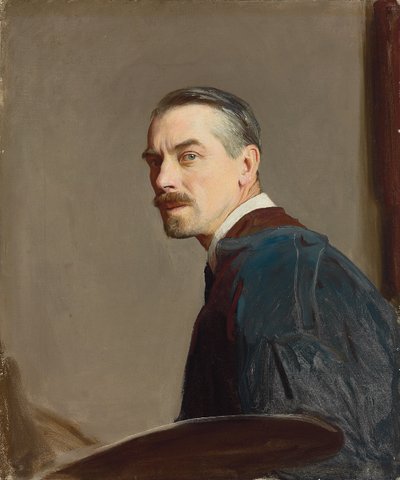 艺术家的自画像（布面油画） 作者 George Spencer Watson