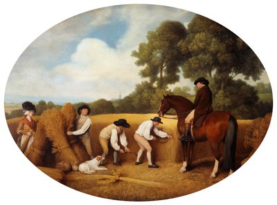 收割机，1795年。 作者 乔治·斯塔布斯