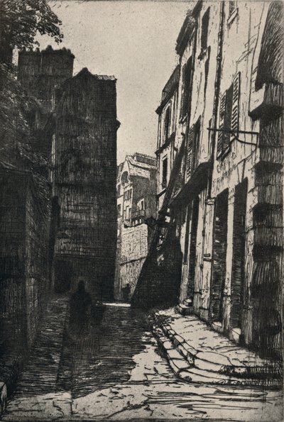 普雷特街-圣塞维林"，1915年。 作者 乔治·T·普劳曼