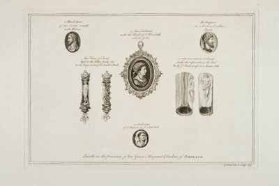 波特兰的玛格丽特·玛格丽特公爵夫人拥有的珠宝，1749年 作者 乔治·维尔图