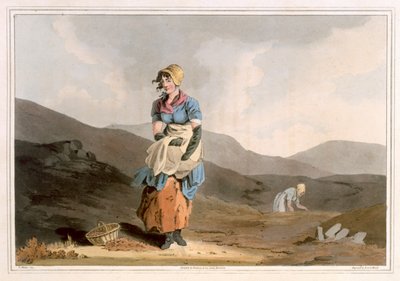 由罗伯特·哈维尔（Robert Havell the Elder）雕刻的蔓越莓女孩，由利兹的罗宾逊和儿子于1814年出版 作者 乔治·沃克