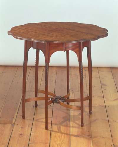 偶尔的桌子，为莫里斯公司制造，c.1885（桃花心木） 作者 George Washington Jack