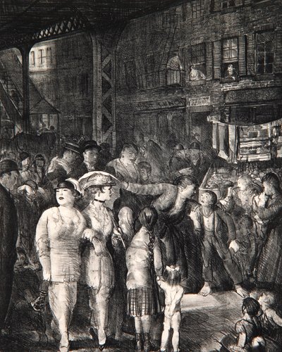The Street，1917 作者 乔治·韦斯利·贝洛斯