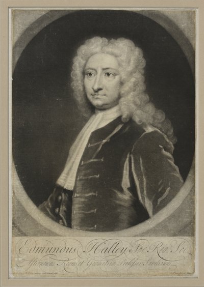 埃德蒙·哈雷（Edmund Halley），约1705年（雕刻） 作者 乔治·怀特