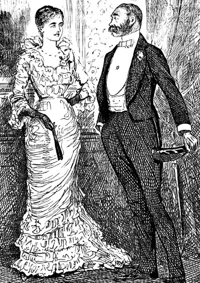 A woman and gentleman in formal clothing 作者 乔治·杜莫里耶