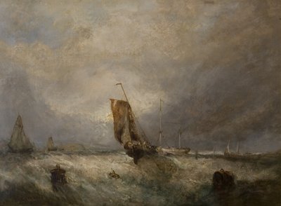 海景，1840年 作者 钱伯斯后的老乔治