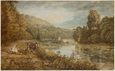 克莱文登森林，约 1812 年（纸面水彩画） 作者 小乔治·巴雷特（George the Younger Barret）