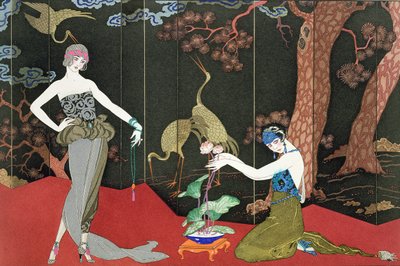 漆器时尚，由 Henri Reidel 雕刻 作者 乔治（后）理发师